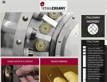 Tablet Screenshot of italchiavi.com